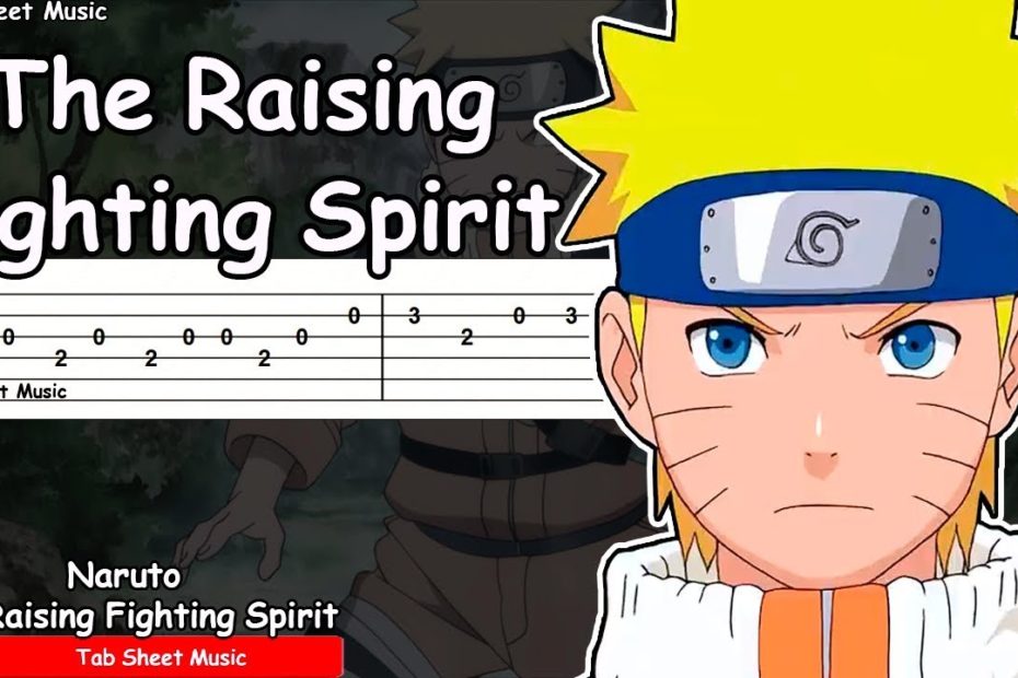 Naruto OST - The Raising Fighting Spirit Guitar Tutorial