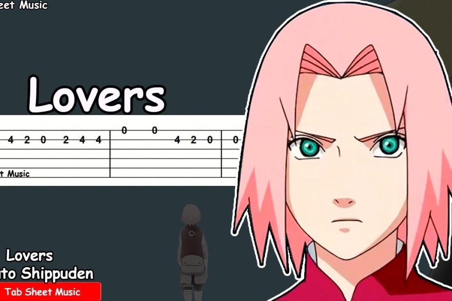 Naruto Shippuden OP 9 - Lovers Guitar Tutorial