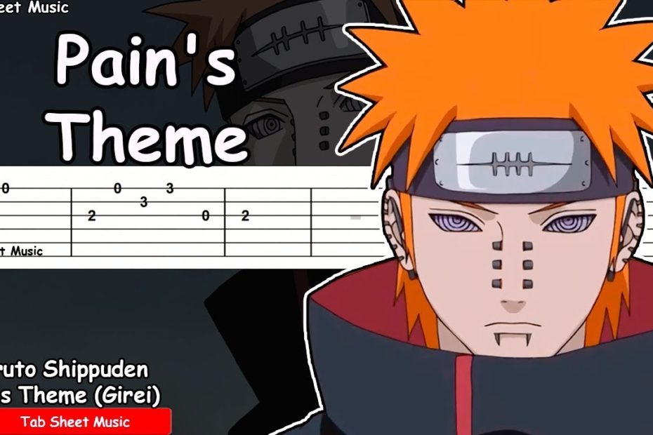 Naruto Shippuden OST - Pain's Theme (Girei) Guitar Tutorial