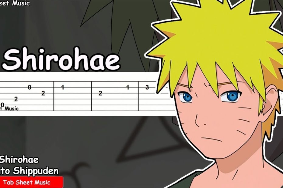Naruto Shippuden OST - Shirohae / Guren Guitar Tutorial