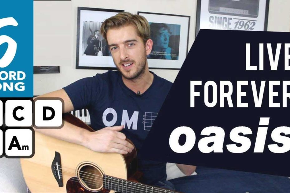 Oasis - Live Forever Guitar Lesson - Beginner Guitar Songs