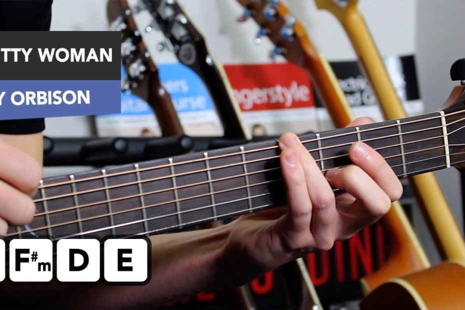 Oh Pretty Woman Guitar Lesson Tutorial - Roy Orbison - Chords & Riff!