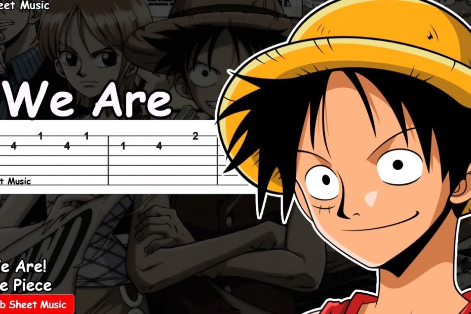 One Piece OP 1 - We Are! Guitar Tutorial