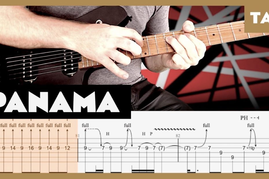 Panama Van Halen Cover | Guitar Tab | Lesson | Tutorial