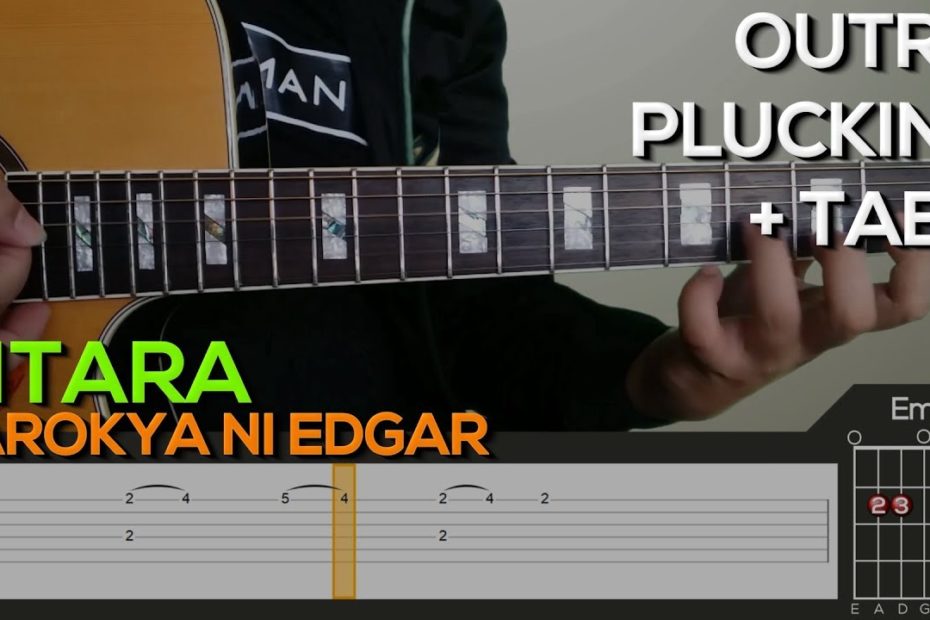Parokya ni Edgar - Gitara [OUTRO] Guitar Tutorial with (TABS on SCREEN)