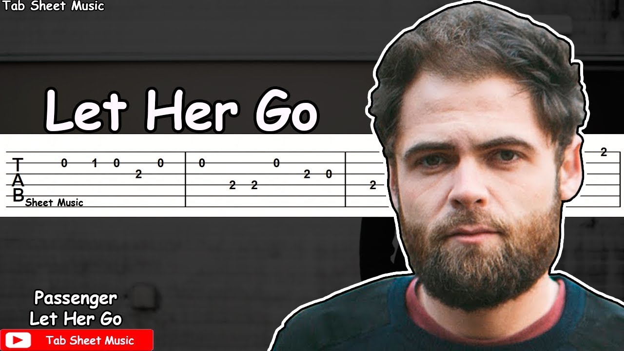 Passenger Let Her Go Guitar Tutorial Tab Sheet Music