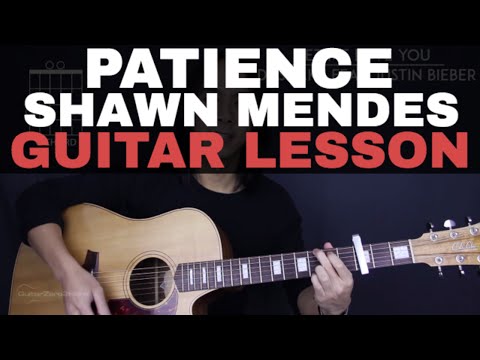 Patience Guitar Tutorial - Shawn Mendes Guitar Lesson |Tabs + Chords + Guitar Cover|