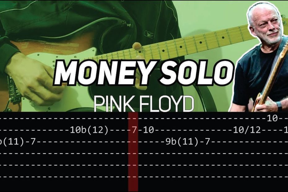Pink Floyd - Money solo (Guitar lesson with TAB)