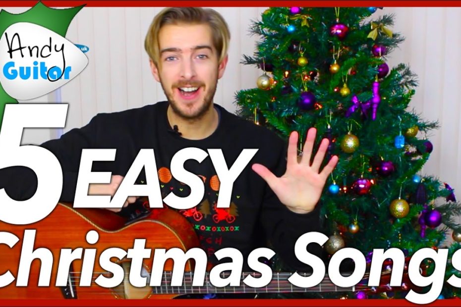 Play 5 EASY Christmas Songs on Guitar