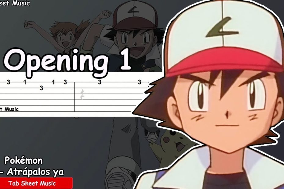 Pokémon OP 1 - Gotta Catch 'Em All (Atrápalos ya) Guitar Tutorial