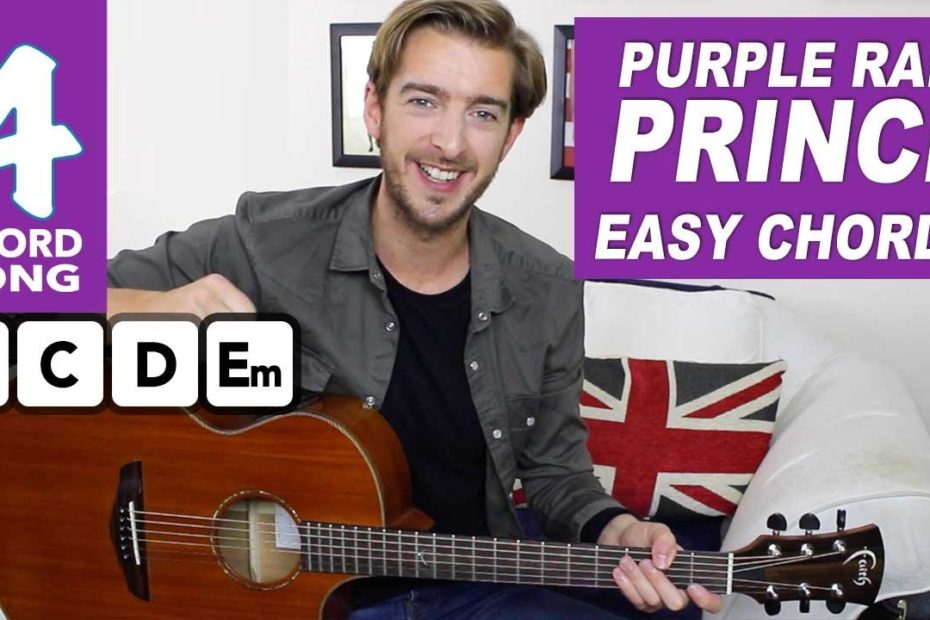 Prince - Purple Rain Guitar Lesson Tutorial EASY CHORDS