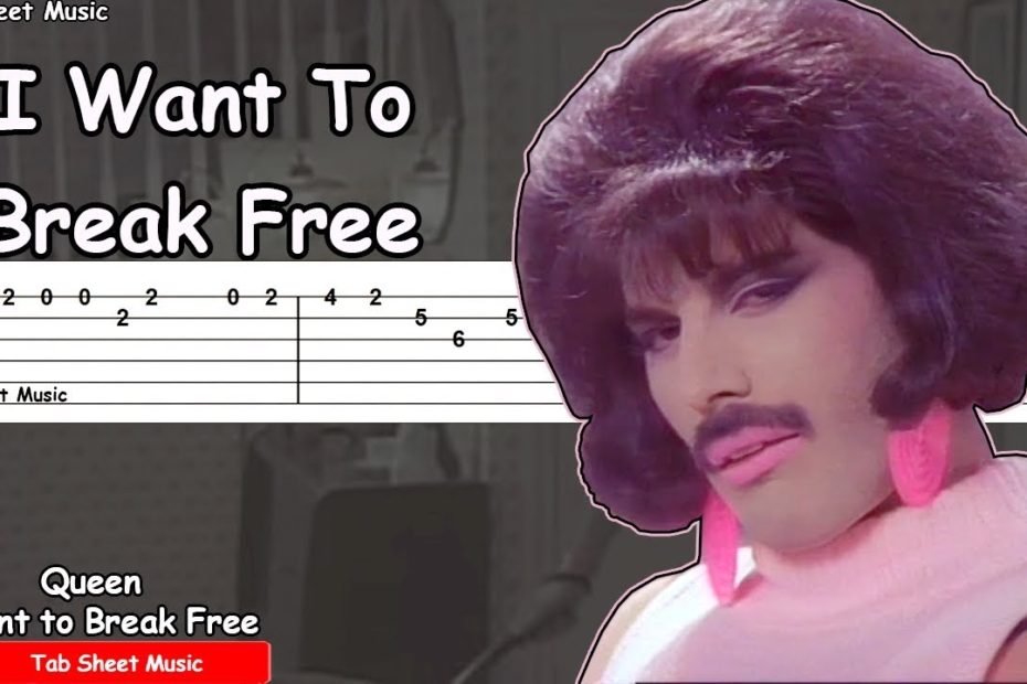 Queen - I Want To Break Free Guitar Tutorial