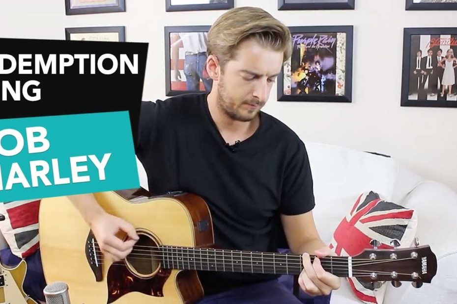 'Redemption Song' Bob Marley Guitar Lesson Tutorial - Easy Beginner