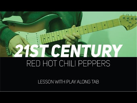 RHCP - 21st Century + live solo (lesson w/ Play Along Tab)