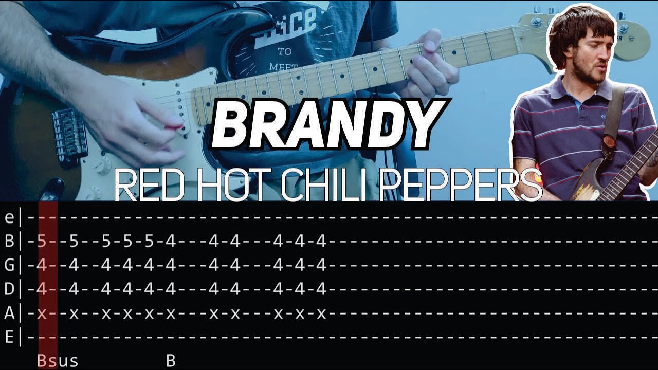 RHCP Brandy (Guitar lesson with TAB) Nikola Gugoski