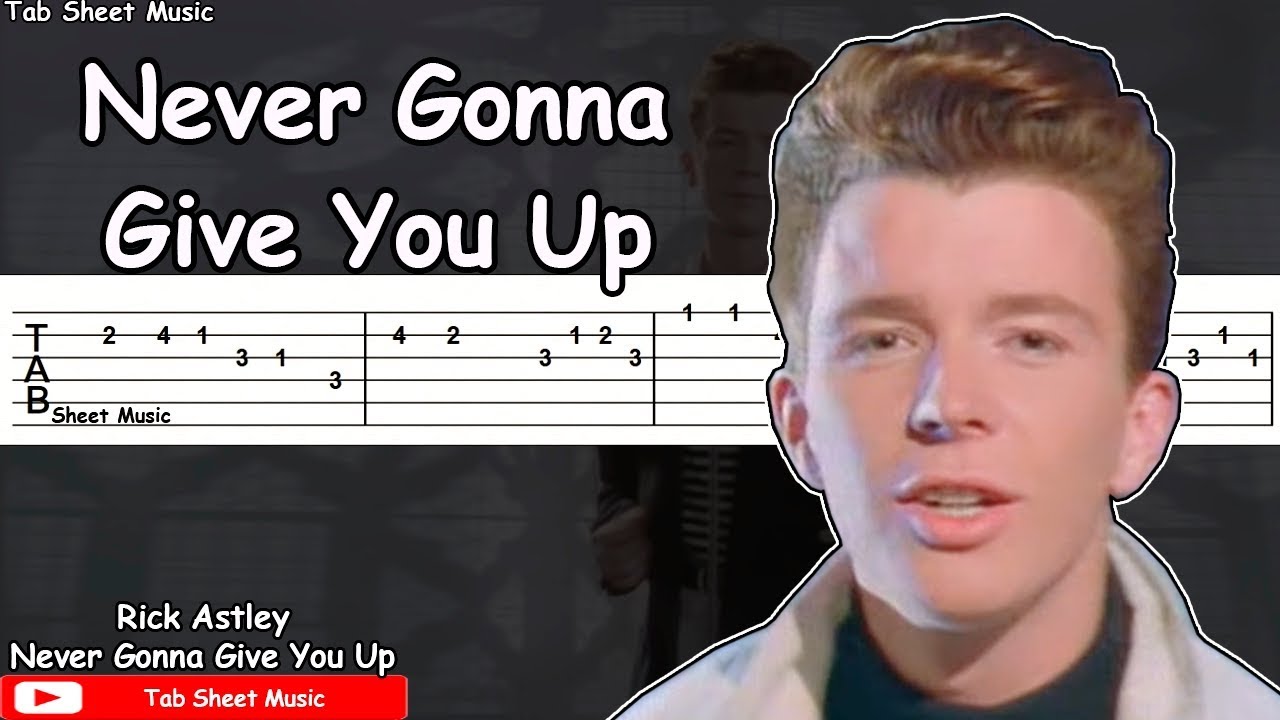 never gonna give you up chords