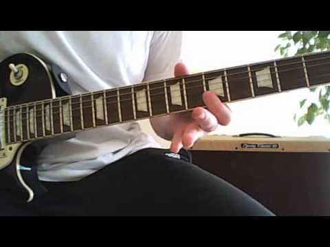 Rock and Roll is King solo cover with TAB (guitar solo lesson)