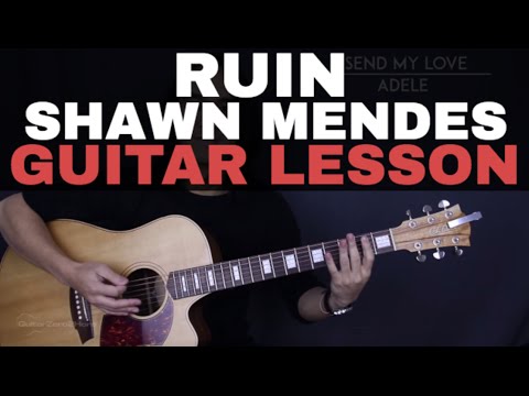 Ruin - Shawn Mendes Guitar Tutorial Lesson |Chords + Tabs + Solo + Cover|