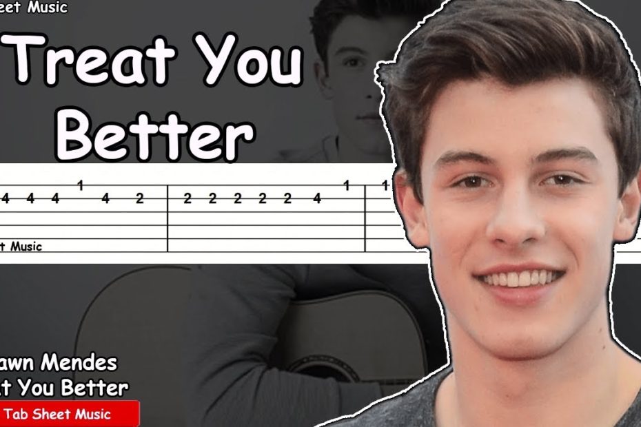 Shawn Mendes - Treat You Better Guitar Tutorial
