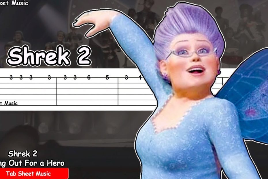 Shrek 2 - Holding Out For A Hero Guitar Tutorial