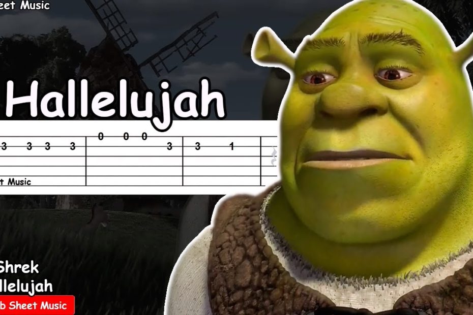 Shrek - Hallelujah Guitar Tutorial