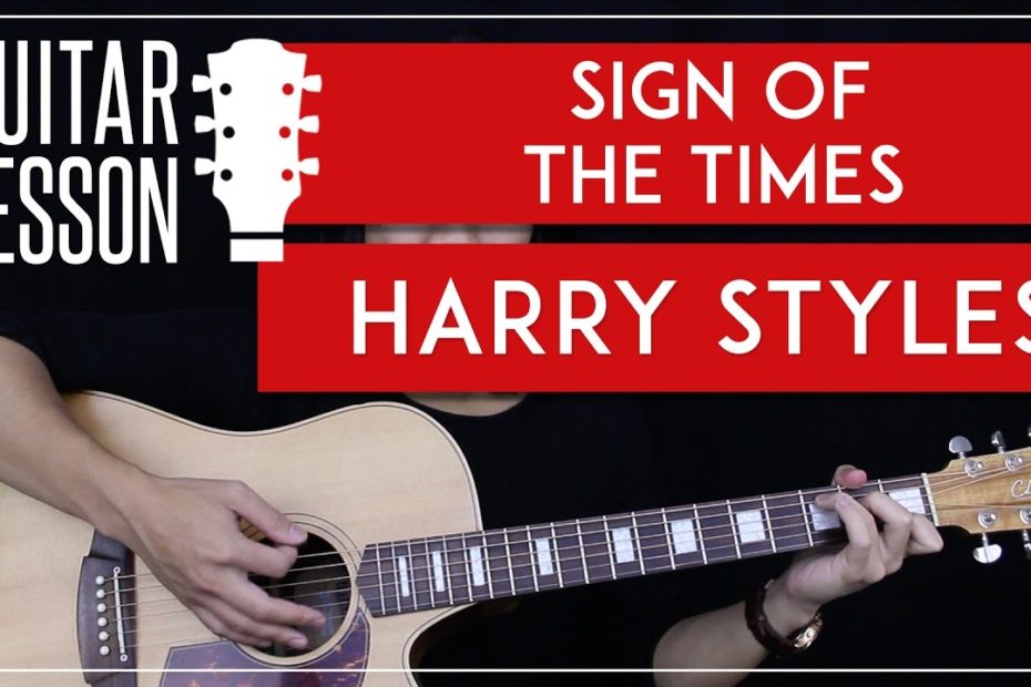 Sign Of The Times Guitar Tutorial - Harry Styles Guitar Lesson   | Easy Chords + No Capo |