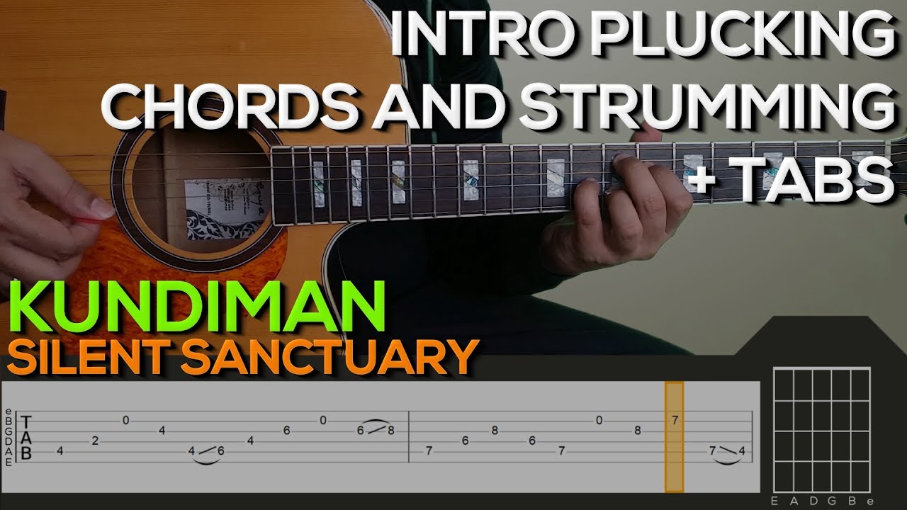 Silent Sanctuary Kundiman Guitar Tutorial [INTRO, CHORDS AND