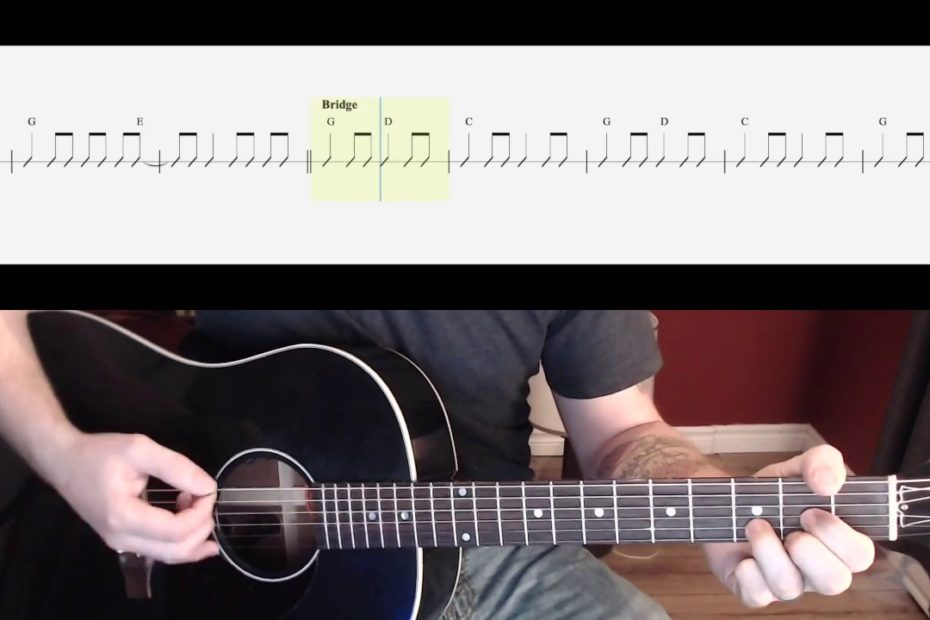 Sittin' on the Dock (Barre Chords and Strumming) Watch and Learn Guitar Lesson