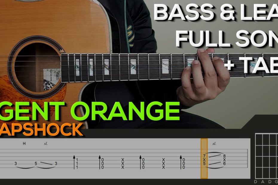 Slapshock - Agent Orange Guitar Tutorial [BASS, LEAD, FULL SONG + TABS] [R.I.P JAMIR GARCIA]