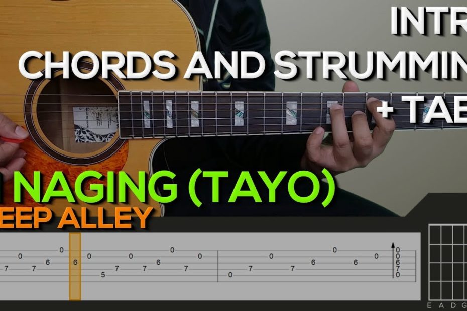 Sleep Alley - Di Naging (Tayo) Guitar Tutorial [INTRO, CHORDS AND STRUMMING + TABS]