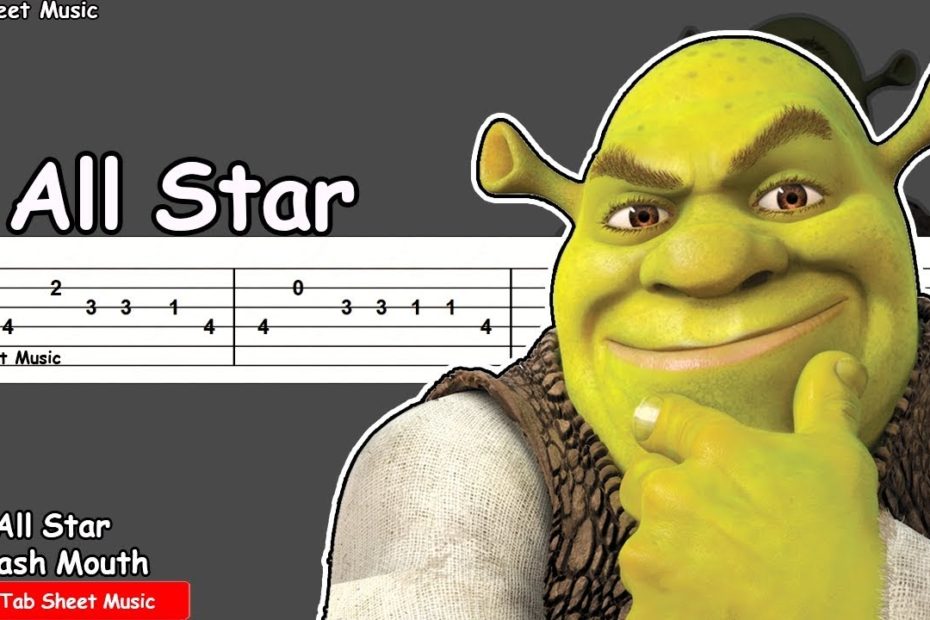 Smash Mouth - All Star (Shrek Theme) Guitar Tutorial