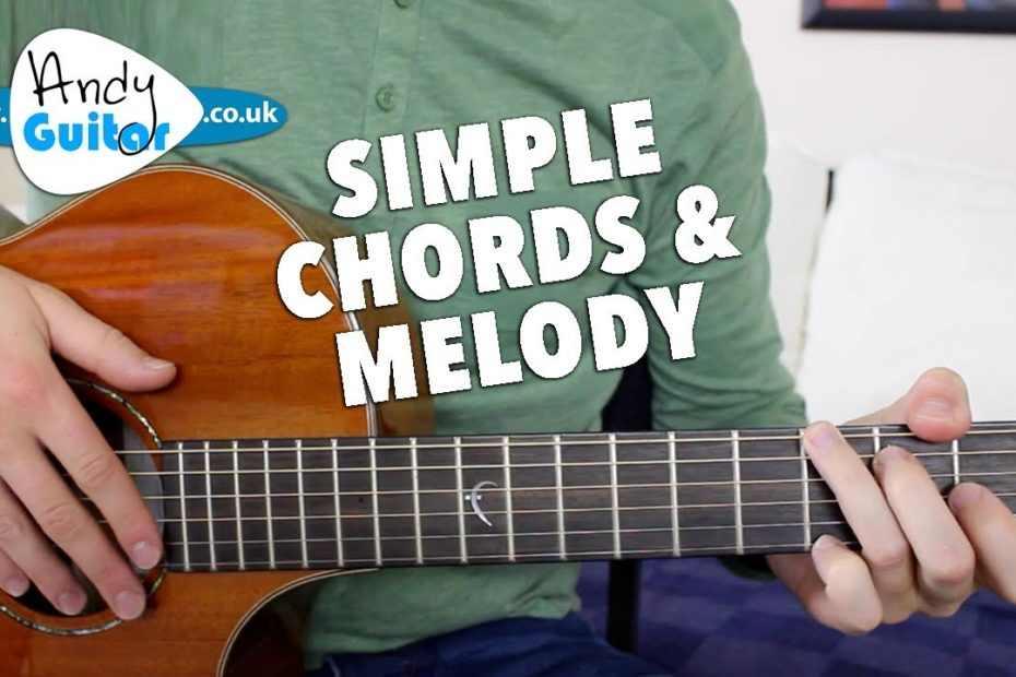 Somewhere Over The Rainbow EASY Chords and Melody Guitar Tutorial