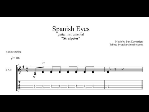 Spanish Eyes TAB - guitar instrumental tab - PDF - Guitar Pro