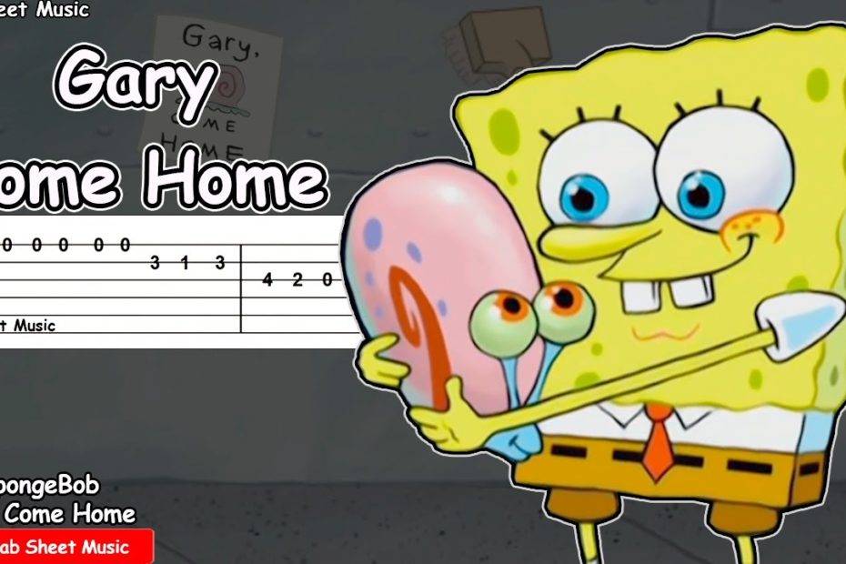 SpongeBob - Gary Come Home Guitar Tutorial