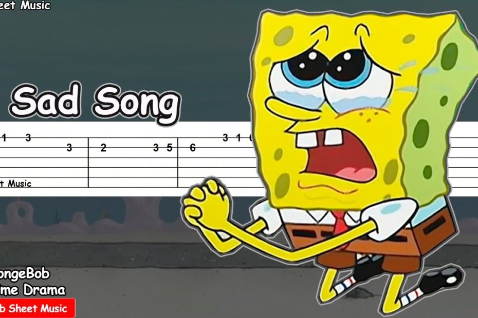 SpongeBob - Sad Song (Daytime Drama) Guitar Tutorial