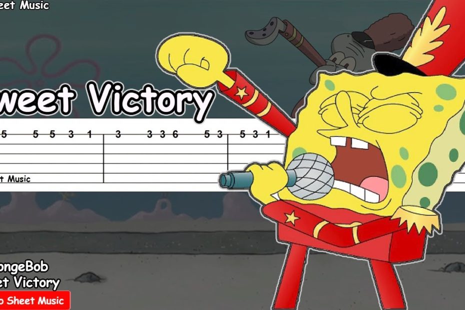 Spongebob - Sweet Victory Guitar Tutorial