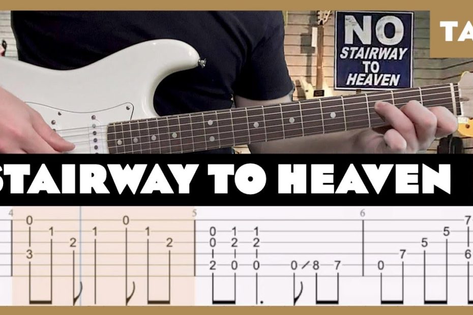 Stairway to Heaven Led Zeppelin Cover | Guitar Tab | Lesson | Tutorial