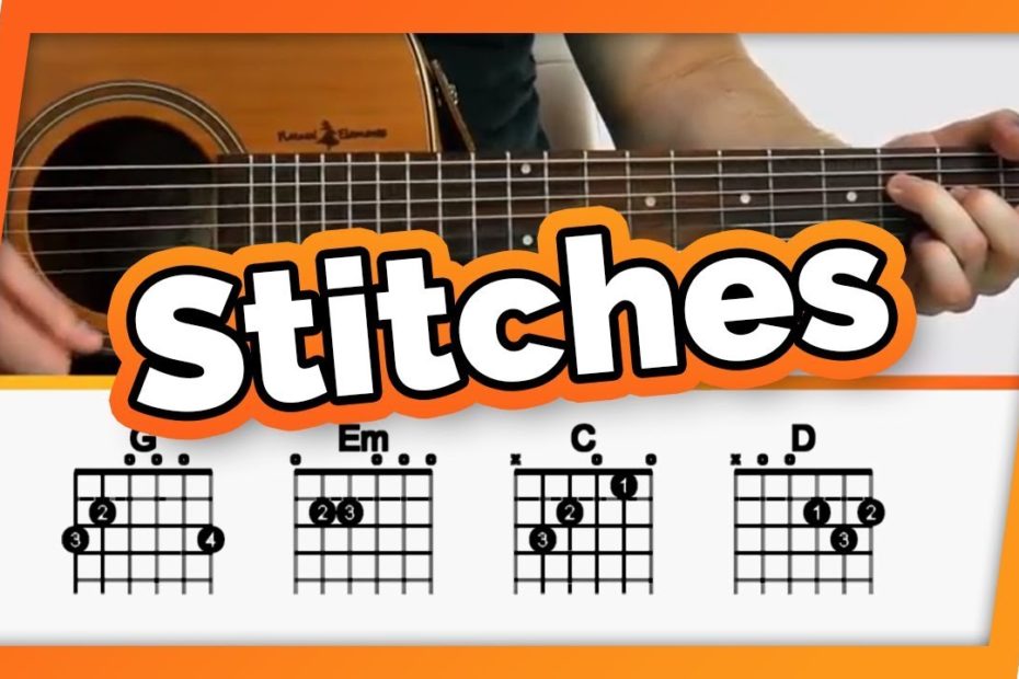 Stitches Guitar Tutorial (Shawn Mendes) Easy Chords Guitar Lesson