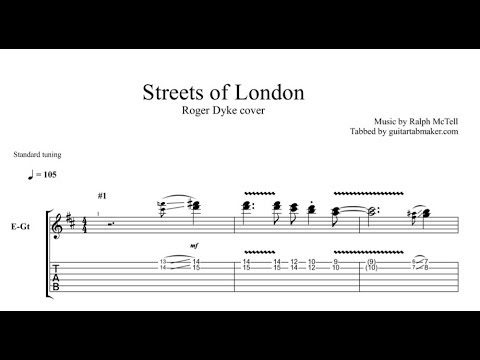 Streets Of London TAB - guitar instrumental tab - PDF - Guitar Pro