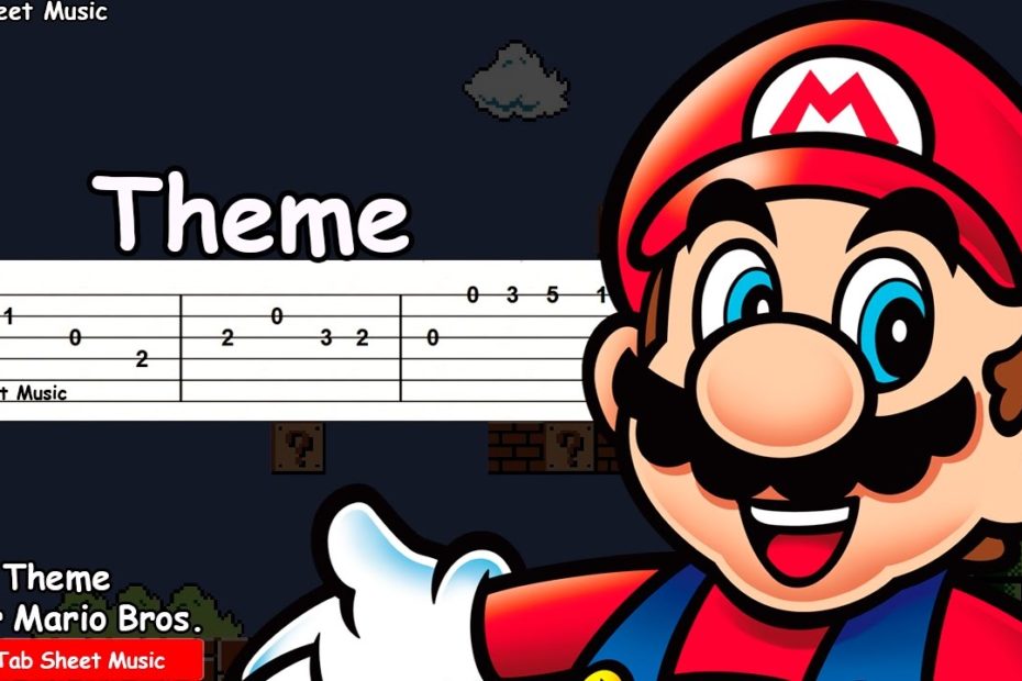 Super Mario Bros. - Theme Guitar Tutorial