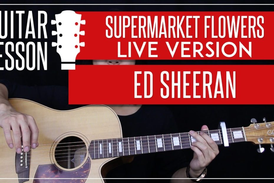 Supermarket Flowers Live Guitar Tutorial - Ed Sheeran Guitar Lesson   |Fingerpicking + TABS|