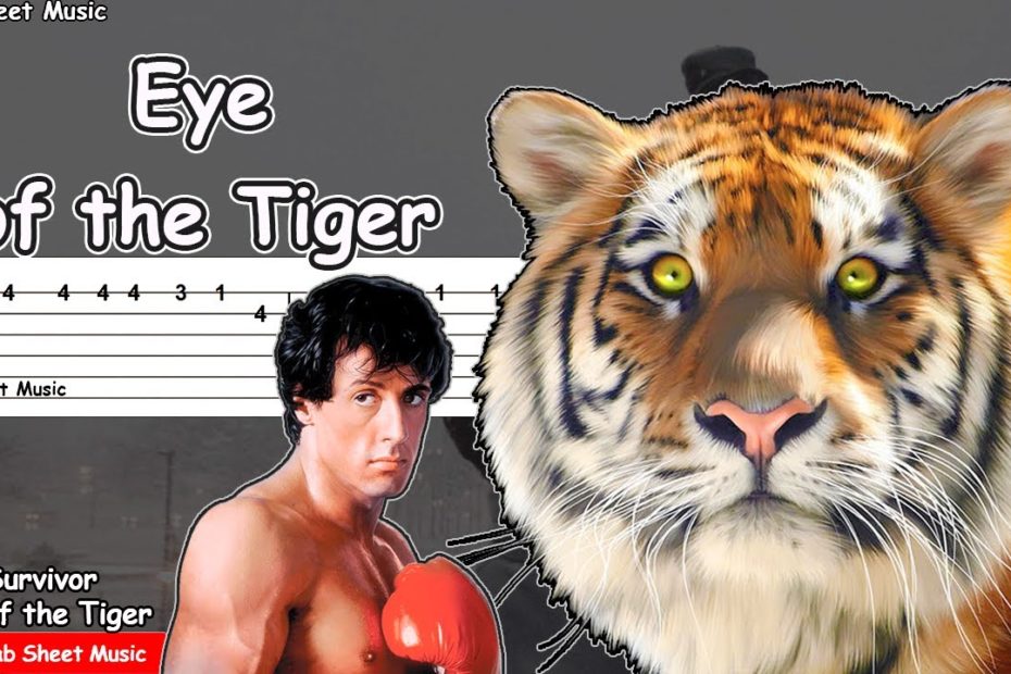 Survivor - Eye of the Tiger (Rocky Theme) Guitar Tutorial | TAB