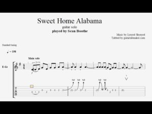 Sweet Home Alabama Lynyrd Skynyrd *INTRO* + ALL Riffs // Electric ...