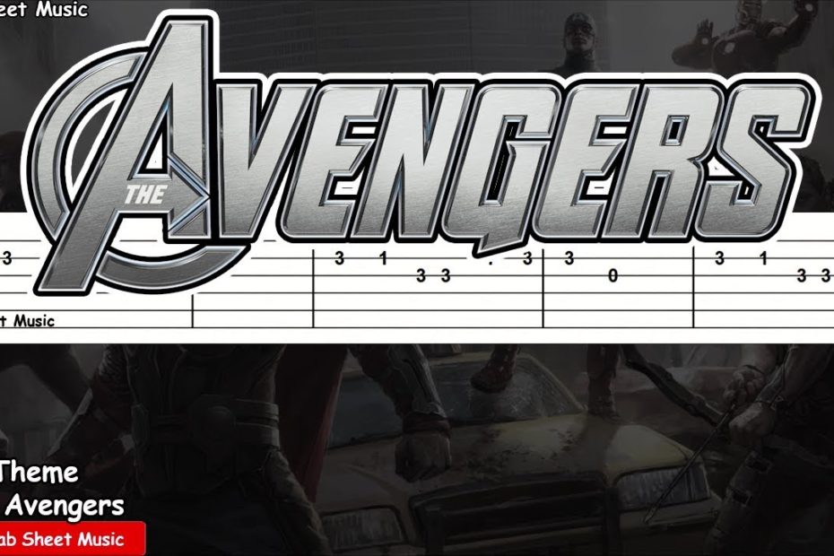 The Avengers - Main Theme Guitar Tutorial