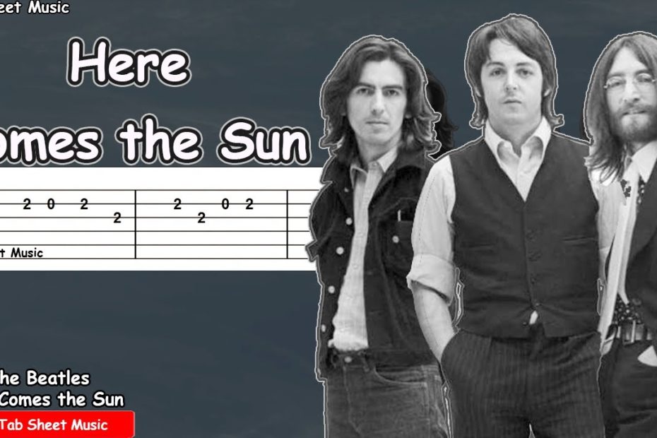 The Beatles - Here Comes The Sun Guitar Tutorial | TAB