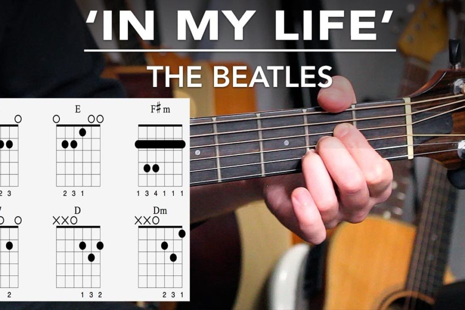The Beatles - In My Life Acoustic Guitar Lesson Tutorial // how to play