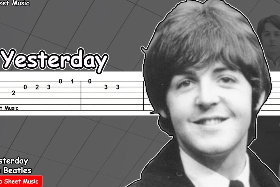 The Beatles - Yesterday Guitar Tutorial