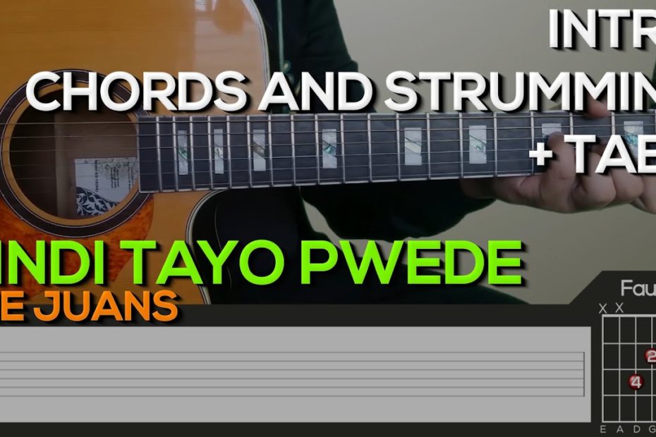 The Juans - Hindi Tayo Pwede Guitar Tutorial [INTRO, CHORDS AND STRUMMING + TABS]