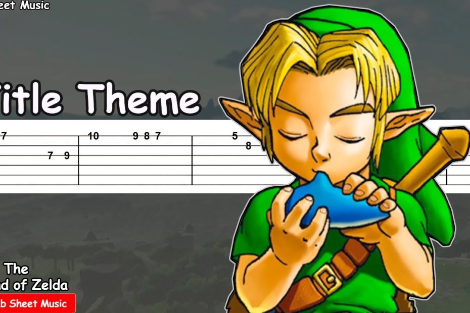 The Legend of Zelda: Ocarina of Time - Title Theme Guitar Tutorial