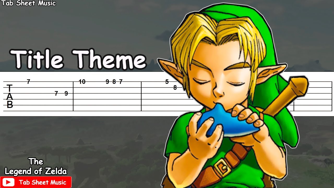 The Legend of Zelda: Ocarina of Time - Title Theme Guitar Tutorial ...